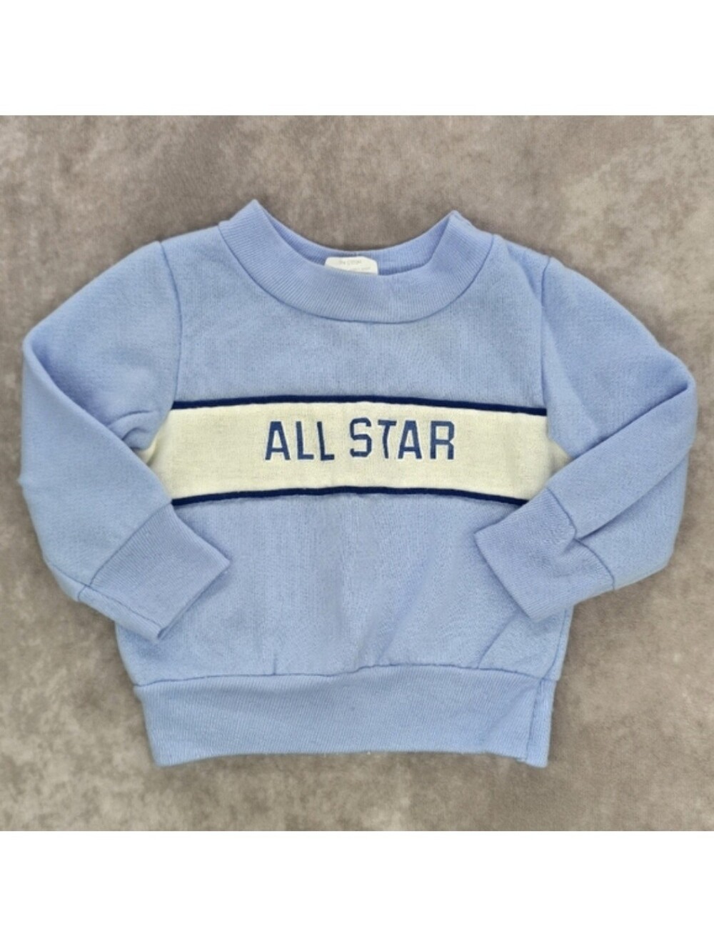Kids World Vintage Baby Blue All Star Sweatshirt